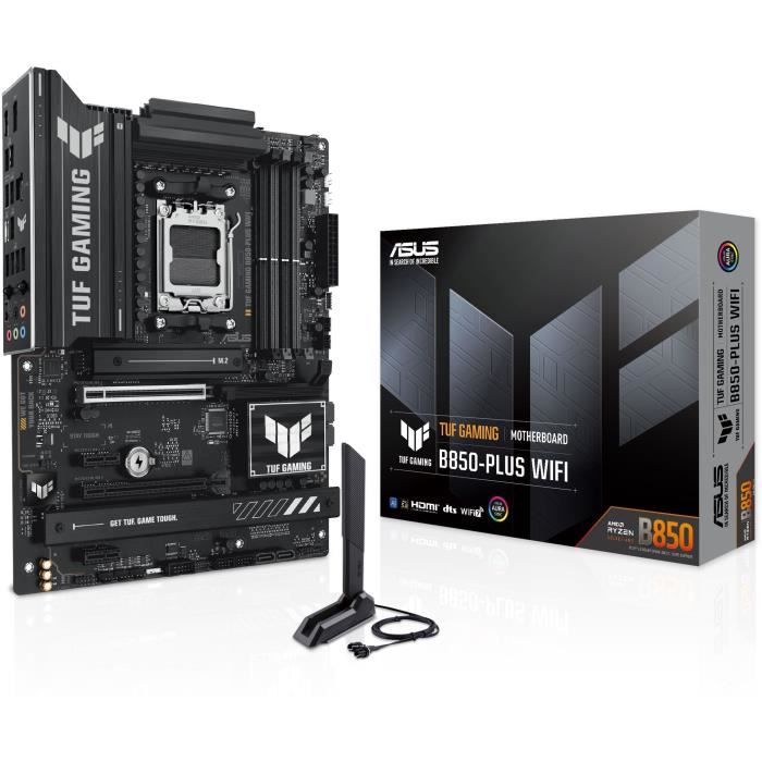 Carte mère - ASUS - TUF GAMING B850-PLUS WIFI - AMD B850 - Emplacement AM5 ATX