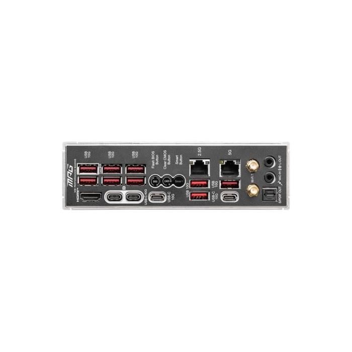Carte mère - MSI - MPG X870E CARBON WIFI - Wi-Fi 7, 5G LAN, USB 40 Gb/s, LED RGB, PCIe supplémentaire – Image 4