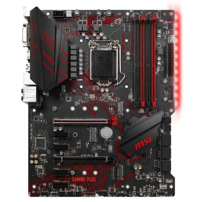 Carte mere MSI MPG Z390 Gaming Plus, Intel Z390 - Sockel 1151 – Image 3