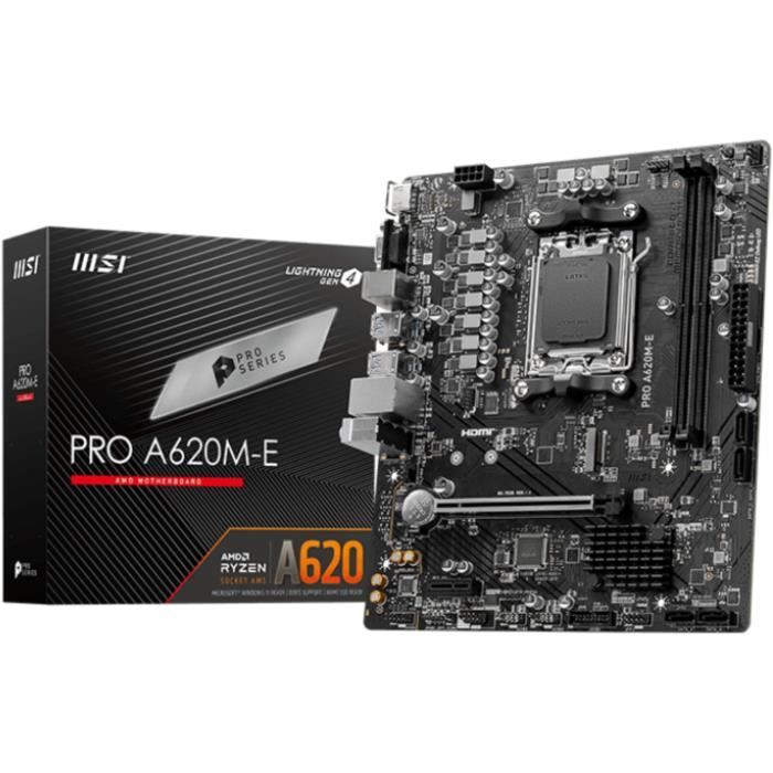 Carte mère - MSI - PRO A620M-E - AM5 - DDR5 - 96 Go max
