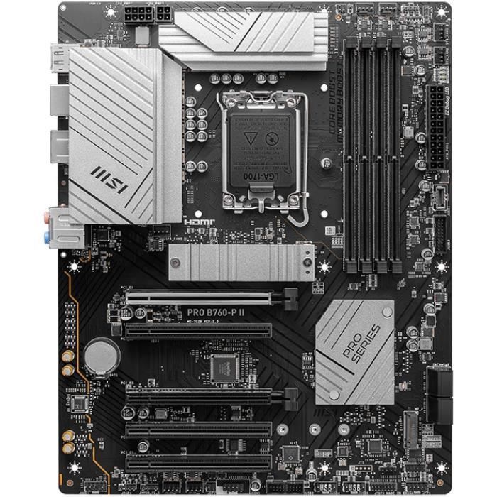 Carte mère - MSI - PRO B760-P II carte mère Intel B760 LGA 1700 ATX – Image 2