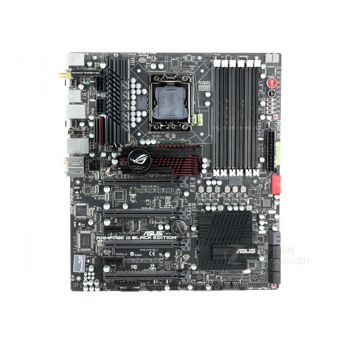 Carte mère ASUS Rampage III Black Edition Intel X58 LGA 1366 6xDDR3 48GB E-ATX