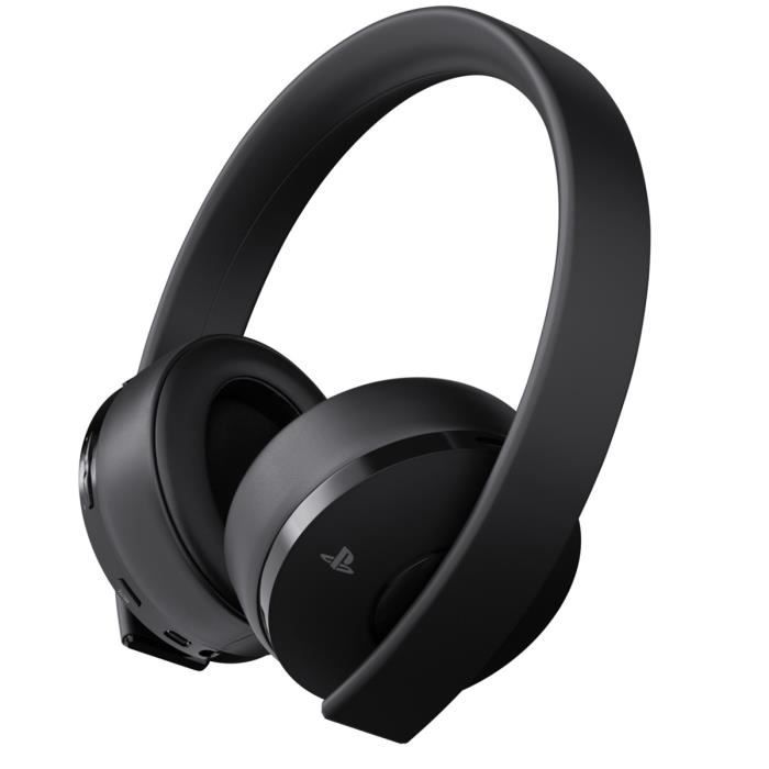 Casque Sans Fil Gold Black - Sony Virtual Surround Sound 7.1 pour PS4 - Optimisé PSVR - PlayStation Officiel – Image 2