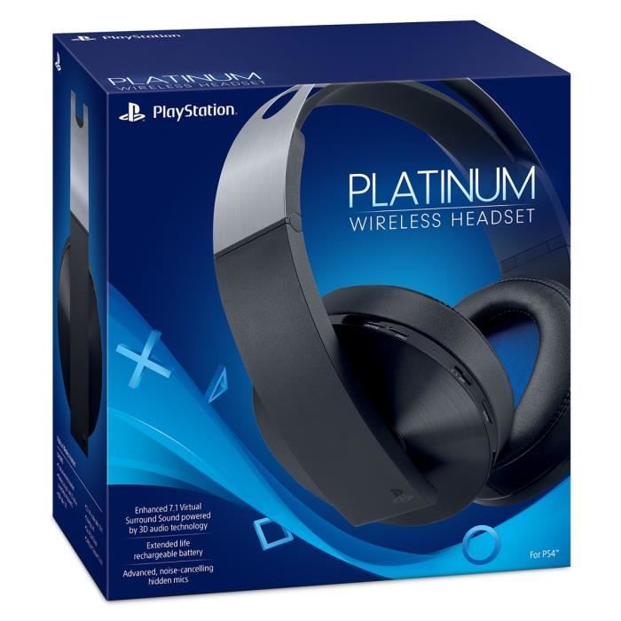 Casque Sans Fil Platinium pour PS4 - PlayStation Officiel – Image 3
