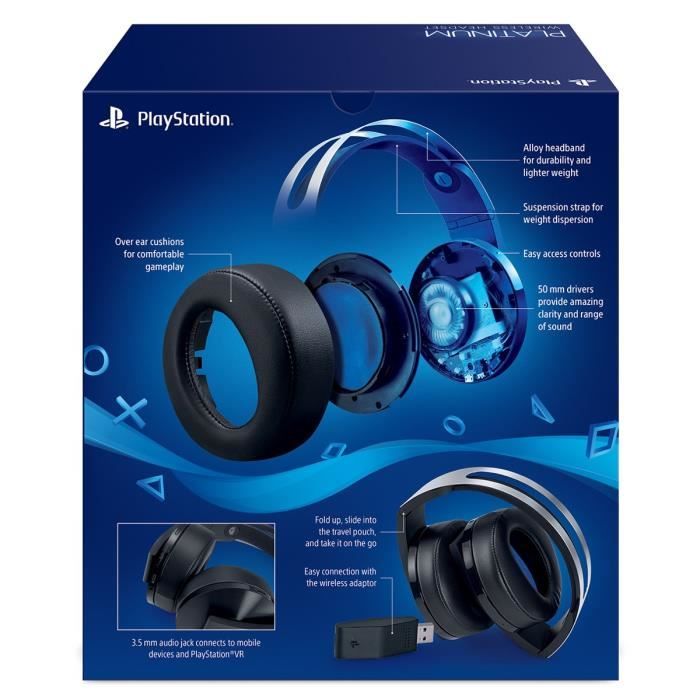 Casque Sans Fil Platinium pour PS4 - PlayStation Officiel – Image 5