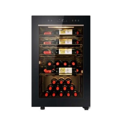 Cave à vin de service - HAIER - HWS49GAE - Noir - 49 bouteilles - Anti-vibration - Classe F