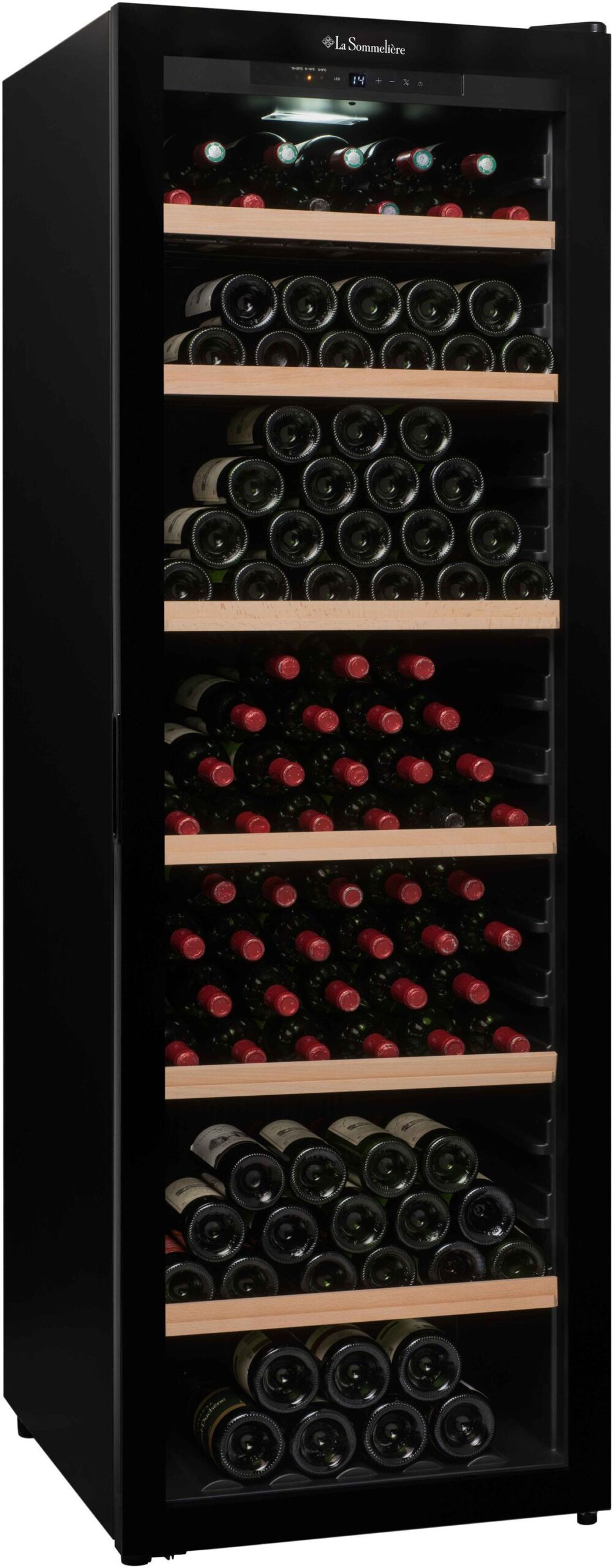 Cave à vin de vieillissement - LA SOMMELIERE - CTV249 - 248 bouteilles - Classe G - 59,5 x 71 x 184,5 cm