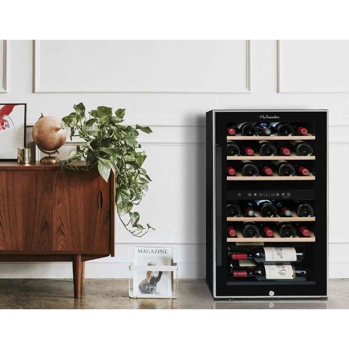 Cave à vin - LA SOMMELIERE - ECS312Z - 29 bouteilles - Double zone - Design contemporain – Image 2