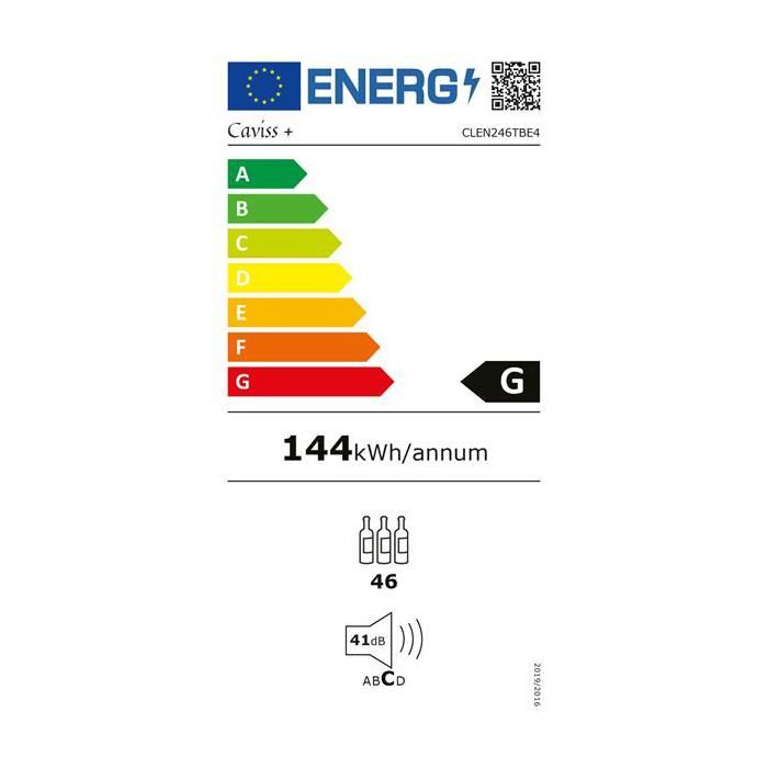 Cave vin encastrable de service vieillissement CLEN246TBE4 – Image 5