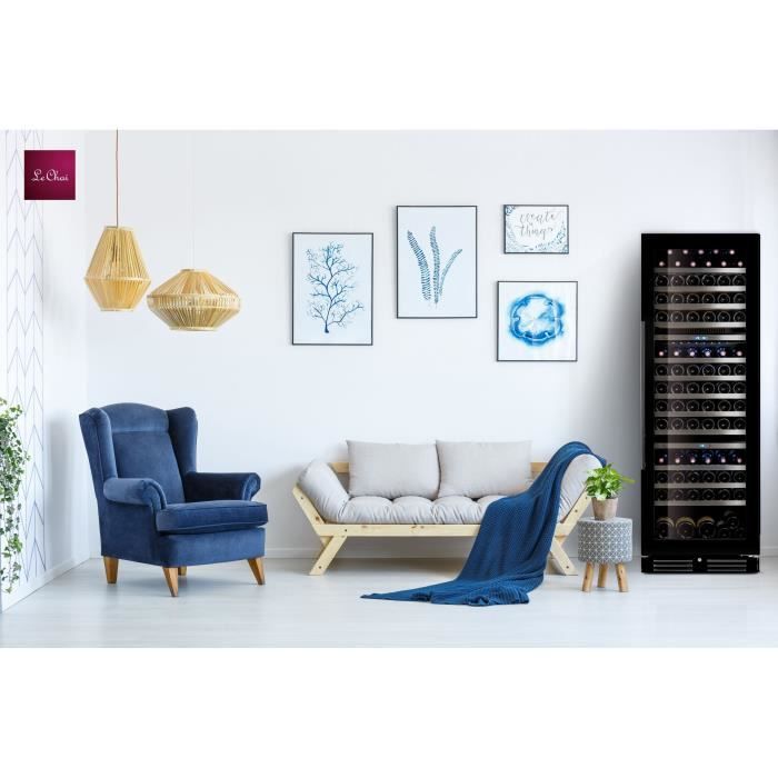 Cave à vin multi-usages - LE CHAI - LTN1430 - Encastrable - 110 bouteilles - Classe G - 59,5 x 67,9 x 176,3 cm – Image 5