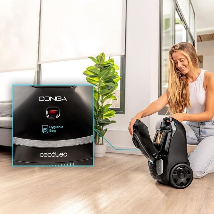 Aspirateur Traîneau - Cecotec - Conga Powerbag 4000 XL - 4L - 890W - Filtration Haute Efficacité – Image 4