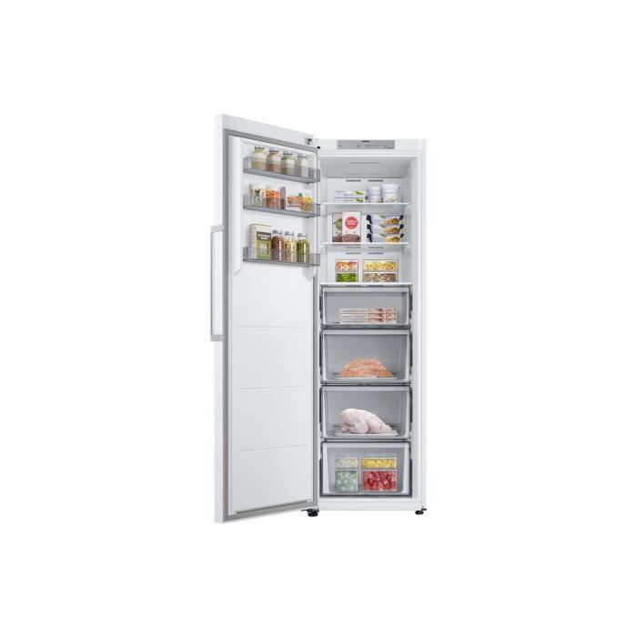 Congélateur armoire - SAMSUNG - RZ32C7AEEWW - 323 L - Classe E - 4 tiroirs - Connecté - Blanc – Image 5
