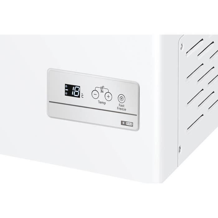 CONGELATEUR COFFRE - HAIER- HCE200E - Classe E - 196 L - 39 dB - Blanc – Image 6