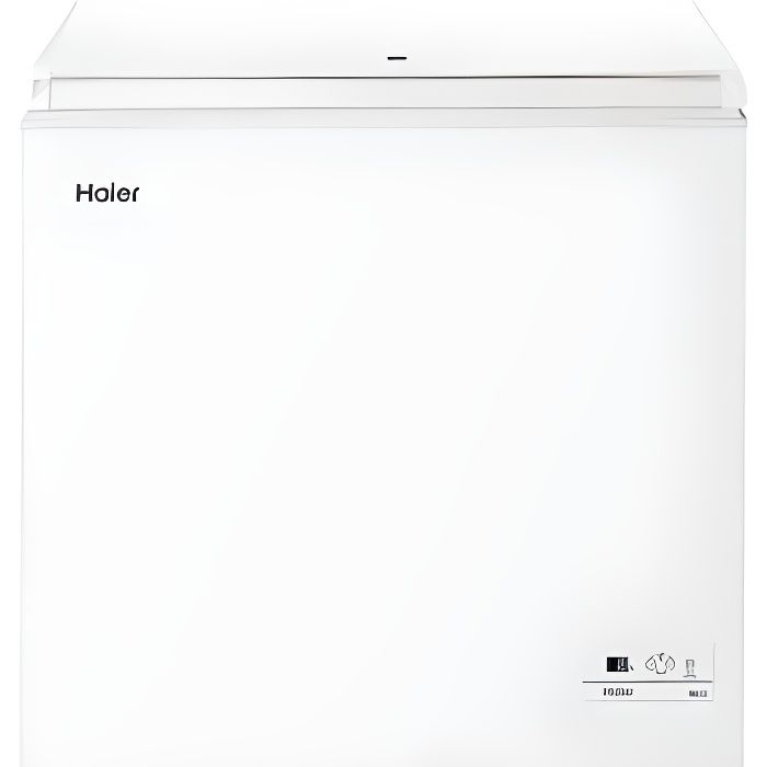 CONGELATEUR COFFRE - HAIER- HCE200E - Classe E - 196 L - 39 dB - Blanc