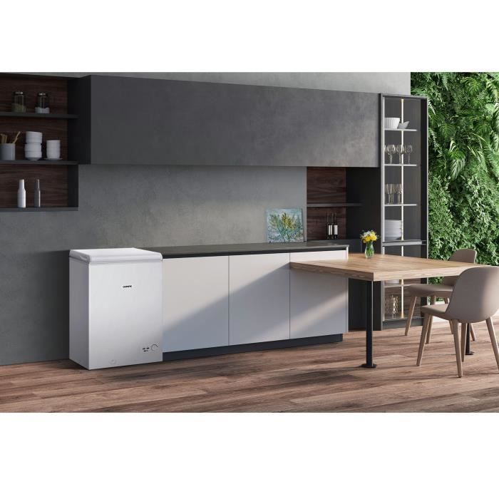 Congélateur coffre - OCEANIC - 97L - Froid statique - Contrôle mécanique - 39 dB - L54,5 x P49,0 x H84,5 cm - Blanc – Image 6