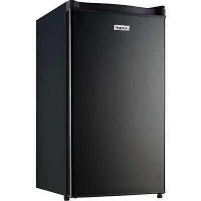 Mini congélateur FrigeluX CTT63NE – 60 L – Noir – 3 abattants – Classe E – Compact – Silencieux – Porte réversible