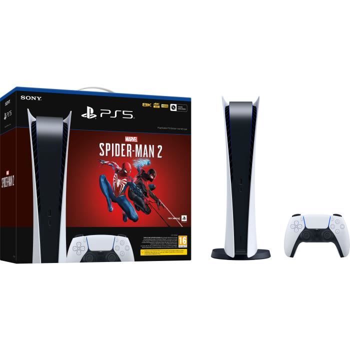 Console PlayStation 5 - Édition Digitale + Marvel's Spider-Man 2 – Image 2