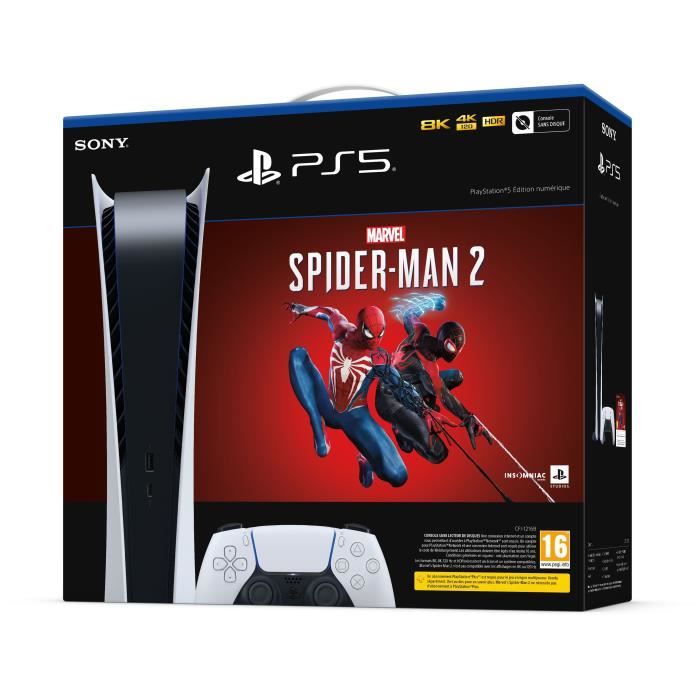 Console PlayStation 5 - Édition Digitale + Marvel's Spider-Man 2 – Image 9