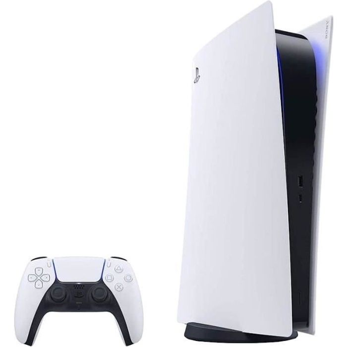 Console salon - Sony - PlayStation 5 PS5 Edition Standard - Blanc - 825 Go