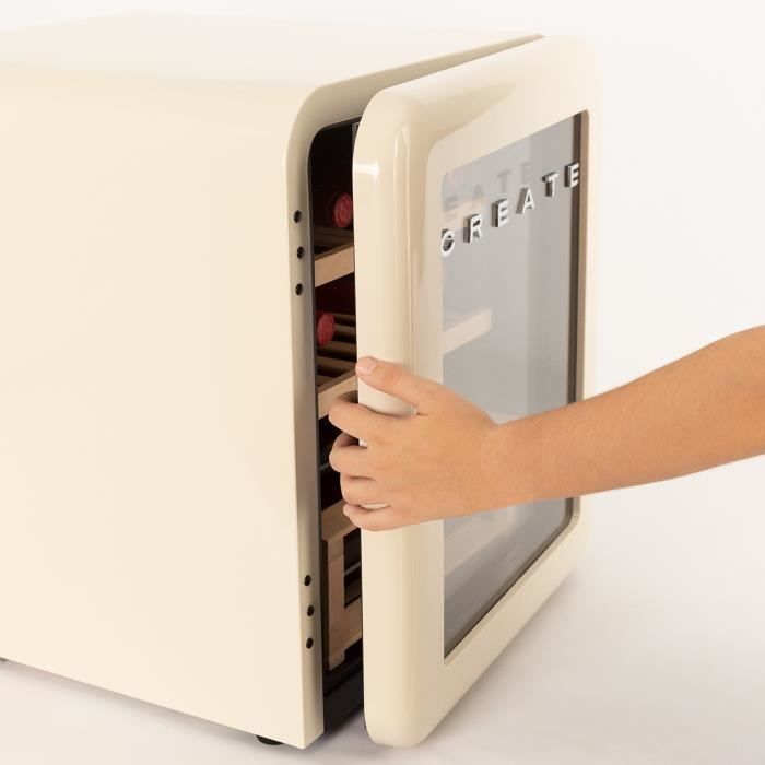 Cave à vin rétro - Create - WINECOOLER - 12, 45 ou 76 bouteilles - Température réglable - Éco-responsable – Image 4