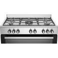 Cuisinière à gaz - BERTAZZONI - SEL925MX - 5 foyers - 3,6 Kwh - 90 cm - Inox – Image 3