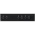 Cuisinière mixte CONTINENTAL EDISON CECM60FCB - 3 feux gaz + 1 électrique - L59,8 x P61 xH83 cm - Noir – Image 3