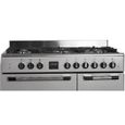 Cuisinière piano gaz 3 fours électriques CONTINENTAL EDISON CECP903FIX 5 feux - Inox - Largeur 90 cm – Image 5