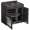 Cuisinière piano gaz 3 fours électriques CONTINENTAL EDISON CECP903FB - 5 feux - Noir - Largeur 90 cm – Image 3