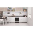 Cuisinière vitrocéramique - INDESIT - IS67V5PCX/E - 4 foyers - 2600 W - 60 cm - Inox – Image 2