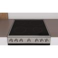 Cuisinière vitrocéramique - INDESIT - IS67V5PCX/E - 4 foyers - 2600 W - 60 cm - Inox – Image 3