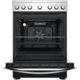Cuisinière vitrocéramique - INDESIT - IS67V5PCX/E - 4 foyers - 2600 W - 60 cm - Inox – Image 5