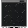 Cuisinière vitrocéramique - INDESIT - IS67V5PCX/E - 4 foyers - 2600 W - 60 cm - Inox – Image 6