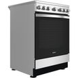Cuisinière vitrocéramique - INDESIT - IS67V5PCX/E - 4 foyers - 2600 W - 60 cm - Inox – Image 7