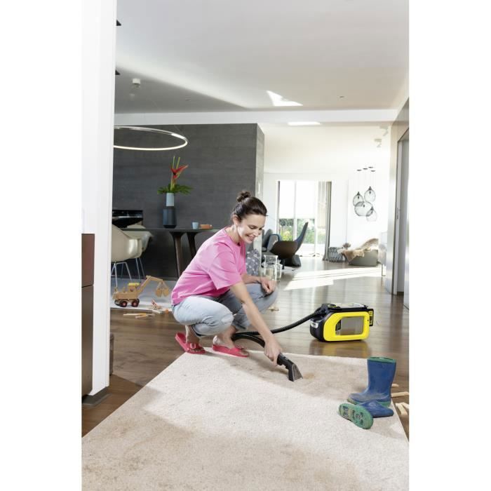 Détacheur sans fil - Karcher - SE 3-18 Compact - Batterie 18V - Détergent 1L - Nettoyage textile efficace – Image 3