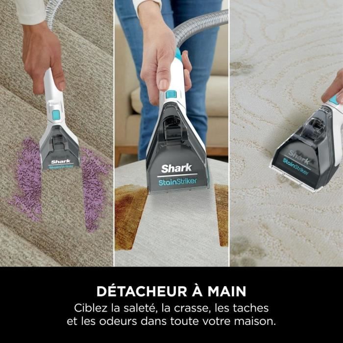 Détacheur SHARK StainStriker PX200EUT - Détache, Nettoie et Aspire - Rayon d'action 5,7 mètres - Compact et Portatif – Image 3