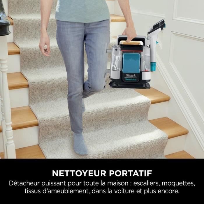 Détacheur SHARK StainStriker PX200EUT - Détache, Nettoie et Aspire - Rayon d'action 5,7 mètres - Compact et Portatif – Image 5