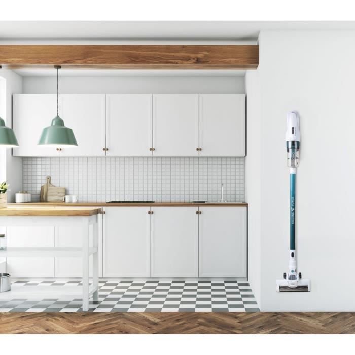 DOMO DO233SV - Aspirateur balai sans fil 2-en-1 - 2 vitesses - Système cyclonique - Autonomie 20min - Réservoir poussière 0,6L – Image 6