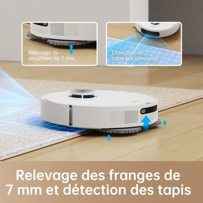 Dreame L10 PRIME - Robot Aspirateur Laveur avec Station de Vidage et Auto Nettoyage - Technologie LDS - Puissance 4000 Pa – Image 3