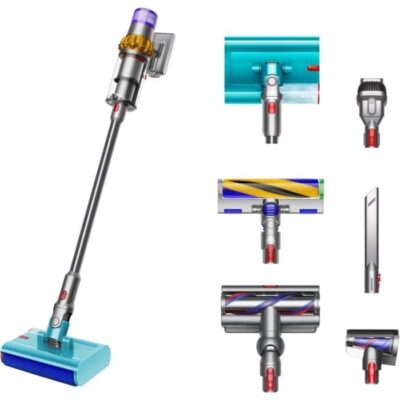 DYSON V15s Detect Submarine - Aspirateur Balai sans Fil - 240 airwatts - Brosse à rouleau humide Submarine pour laver les sols durs