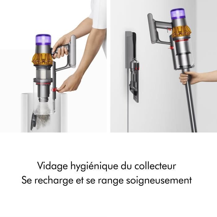 DYSON V15s Detect Submarine - Aspirateur Balai sans Fil - 240 airwatts - Brosse à rouleau humide Submarine pour laver les sols durs – Image 8