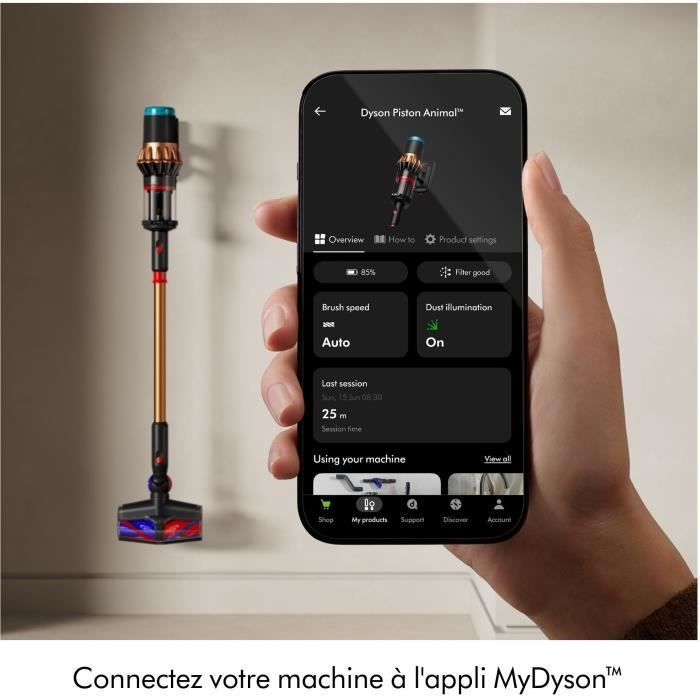 DYSON V16 Piston Animal Submarine - Aspirateur balai sans fil - Puissance 350 Airwatts - 3 en 1 : aspire, lave, aspirateur à main – Image 9