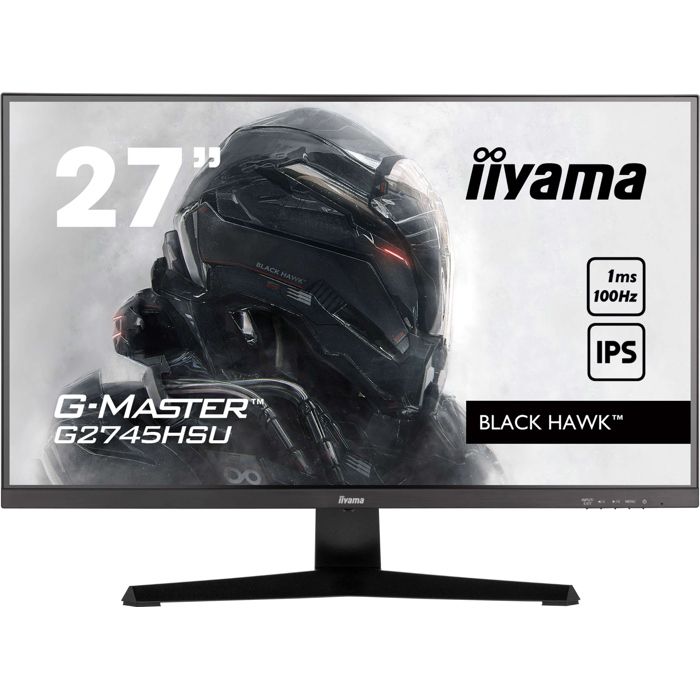 Ecran PC Gamer - IIYAMA - 27" - FHD - 100Hz - Dalle IPS - 1ms - G2745HSU-B2