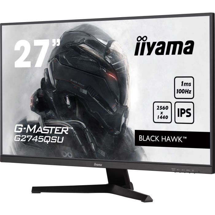 Ecran PC Gamer - IIYAMA - 27" - QHD - 100Hz - Dalle IPS - 1ms - G2745QSU-B2 – Image 2