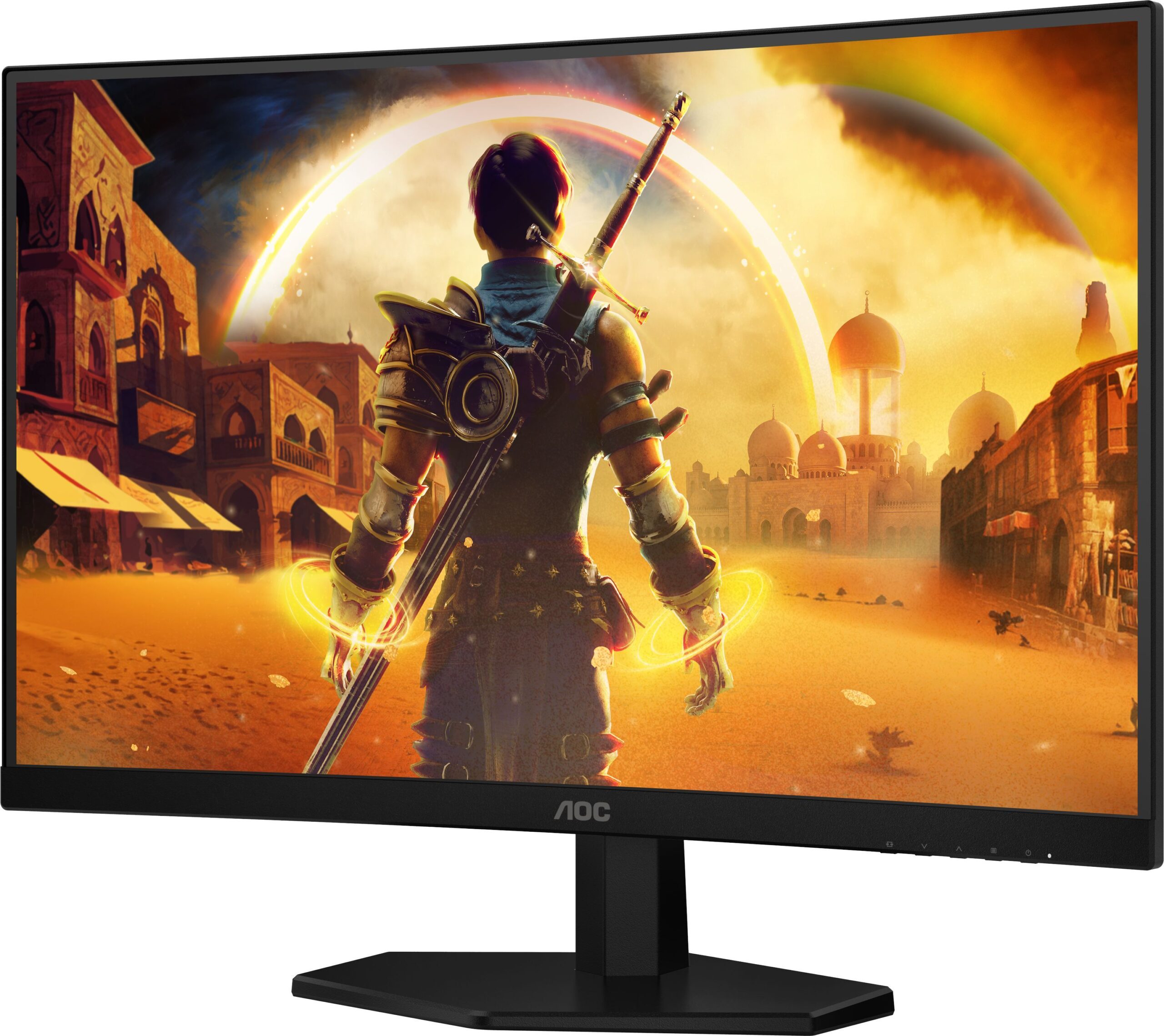 Ecran PC Gamer incurvé - AOC - 27'' - FHD - 180Hz - 0,5ms - Dalle VA - C27G42E – Image 2