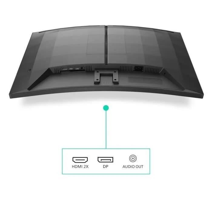 Ecran PC Gamer Incurvé - PHILIPS - 32" - QHD - 180Hz - Dalle Fast VA - 0,5ms - 32M2C3500L – Image 6