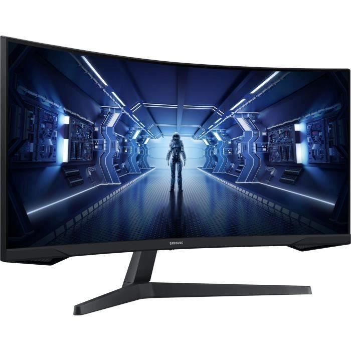 Ecran PC Gamer Incurvé - SAMSUNG - 34" - UWQHD - 165Hz - Dalle VA - 1ms - LC34G55TWWPXEN – Image 3