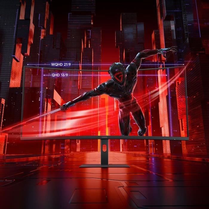 Ecran PC Gamer Incurvé - XIAOMI - G34WQi - 34" - WQHD - Dalle VA - 180Hz - 1ms – Image 9