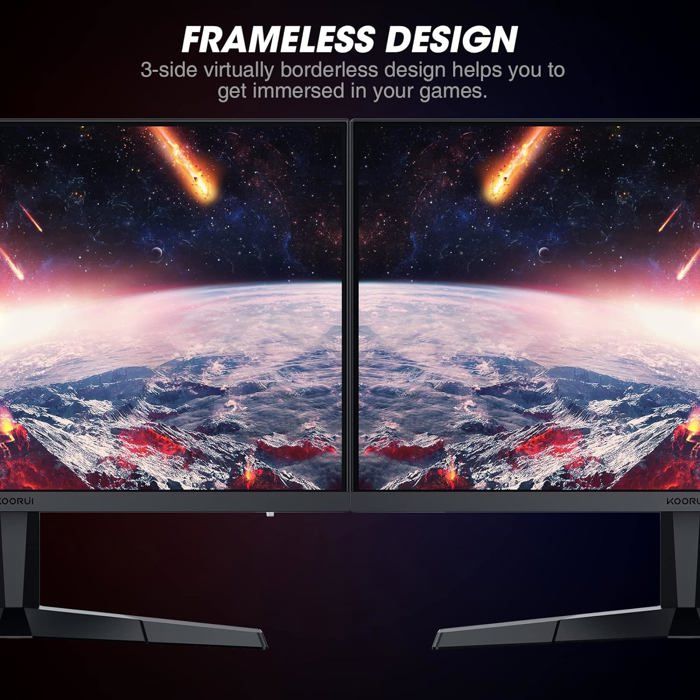 Ecran PC Gamer - KOORUI - 24E3 - 23.8" FHD - IPS - 165 Hz - 1 ms – Image 5