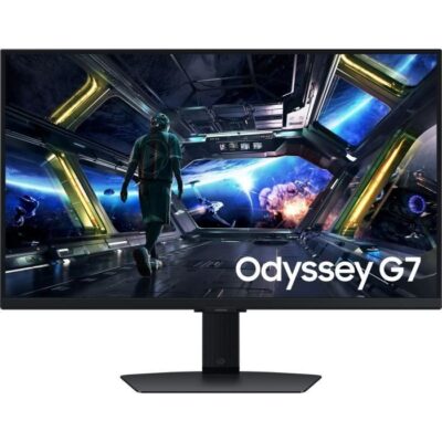 Ecran PC Gamer - SAMSUNG - 27" - 4K  UHD - 144Hz - Dalle IPS - 1ms - Ajustable en hauteur - LS27DG702EUXEN