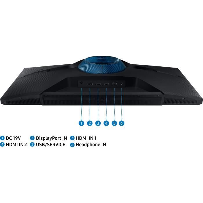 Ecran PC Gamer - SAMSUNG - 27" - WQHD - 165Hz - Dalle VA - 1ms - Ajustable en hauteur - LS27CG510EUXEN – Image 8